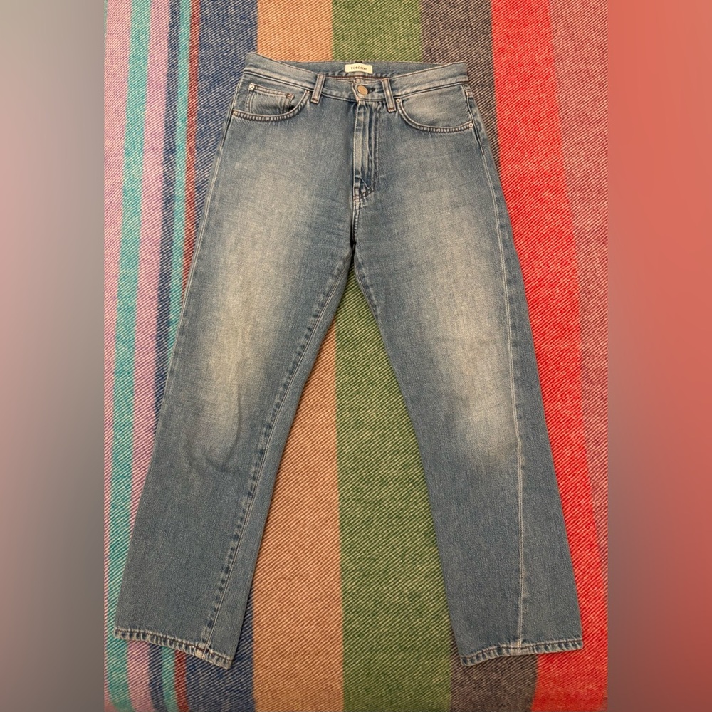 TOTEME Blue Twisted Seam Jeans